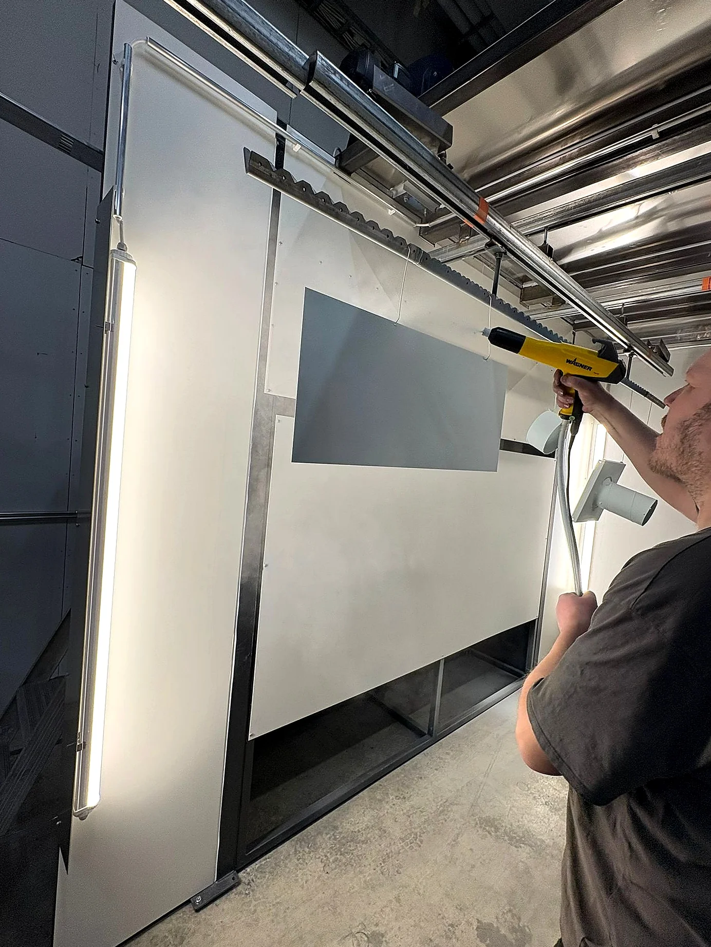 Industrial painting process